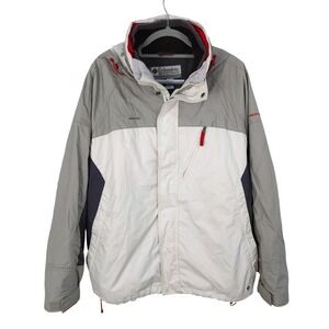 Columbia Vertex 3-in-1 Interchange Jacket Mens XL Full Zip Hooded Waterproof Ski